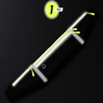 Colorful Waterproof Invisible Mini Running Water Bottle Belt Bag