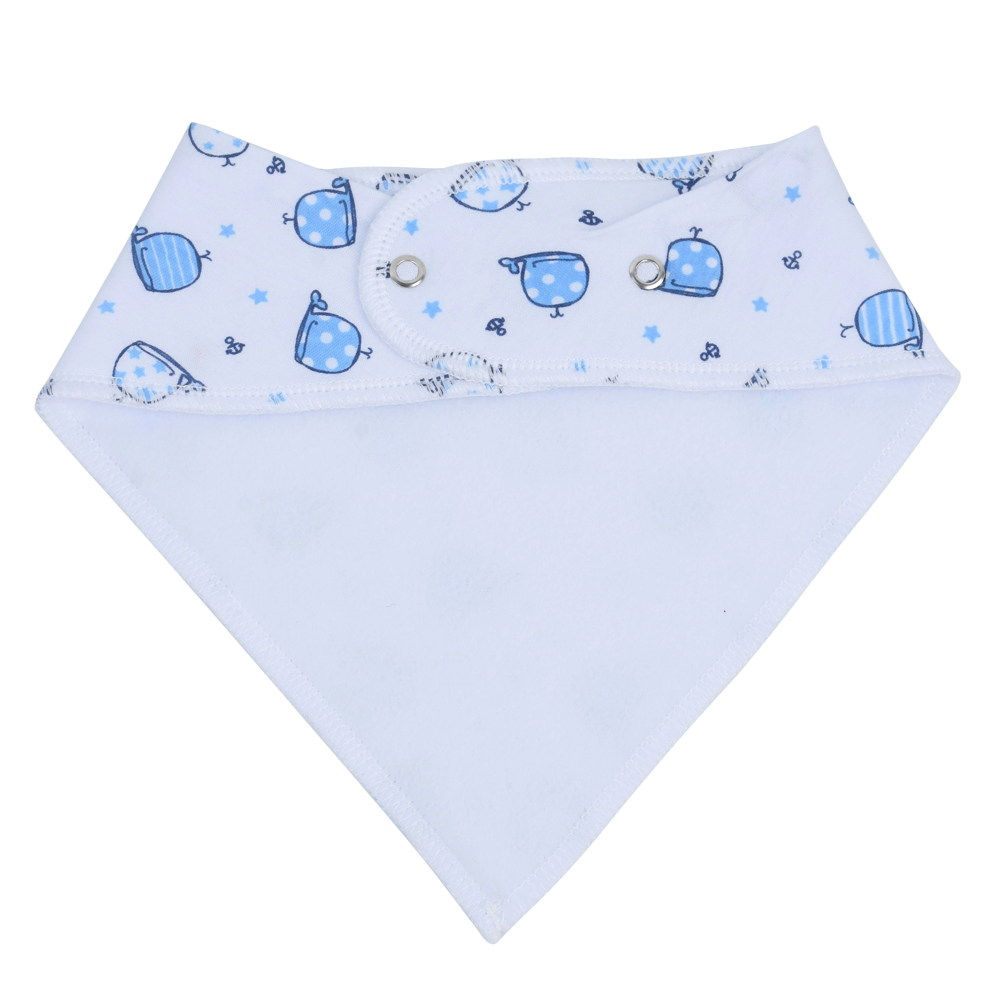 Colorful Wave Low Moq New design Baby Bibs for Boys and Girls Unisex Bandana Drool Bibs