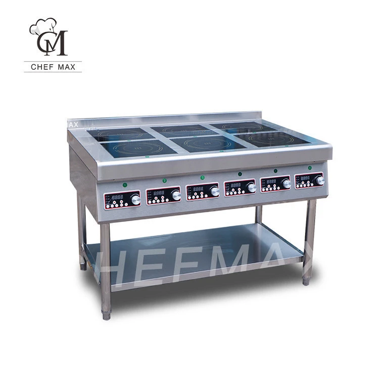 Commercial Customized 3.5KW Multi Burner Removable Type Cooking Stove Induction Combination Cooker