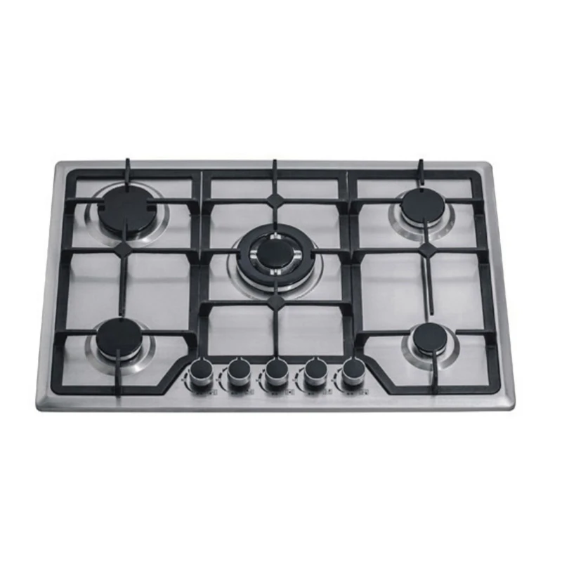 Commercial Gas Stove Infrared Gas Stove 5 Burner CB Ce Household ROHS Free Spare Parts 1 YEAR SASO Ceramic / Glass Gas Cooktops