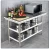 Import Commercial Kitchen equipment stainless steel worktable removable bench Stainless steel kitchen  hotel dining workbench from China