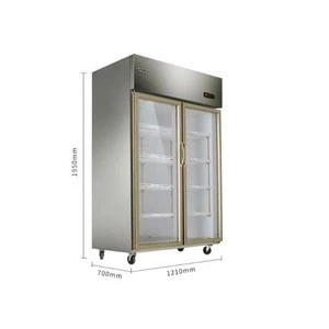 Commercial refrigeration equipment vertical refrigerator freezer