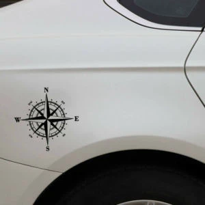 Compass For Auto Car/Window Vinyl Decal Sticker Decals Decor