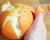 Import Cook fruit peeler double finger cutter ,orange  hand kitchen peeler gadget from China