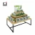 Import Cosmetic display rack beauty care shelf low price steel-wood structure shelf display from China