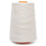cotton White Corn 2 kg Carded yarn combed Bulk Quality Milk Organic single weaving raw box compact 20/1 Ne