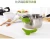 Creative funnel Anti-spill Silicone Slip On Pour Soup Spout Funnel for Pots Pans and Bowls and Jars Kitchen Gadget Tool