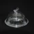 Import Crystal Mini Ceramic Bottom Glass Butter Dish from China