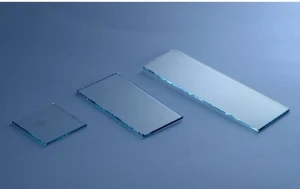 Custom 1.1mm ITO conductive coated glass piece 10ohm