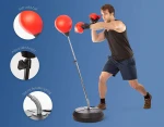 custom adjustable heavy bracket filling inflatable boxing training ball punching bag stand