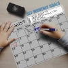 Custom available 17*13 inches Magnetic Dry Erase Calendar Board Monthly Refrigerator Whiteboard Calendar