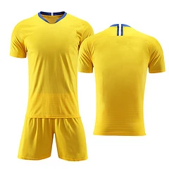 Custom Blank Sports Uniform Kids Soccer Jersey Set Hot Sale Breathable Football Jersey