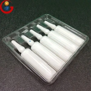 Custom Blister Packaging Vacuum Formed Ampoule Plastic Tray