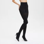 Custom Breathable Woman Girl Silk Stockings Black designed pantyhose Tights