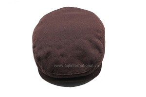 Custom brown cotton corduroy cap embroidery newsboy cap mens ivy cap wholesale