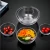 Import Custom Clear Glass Round Carved Heat Resistant Fruit Salad Bowl from China