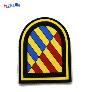 Custom Embossed Logo Trademark Rubber Sewing Patch