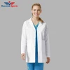 Custom logo design lab coat unisex nurse hospital medical uniforms lab coat
