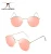 Import Custom Logo Uv400 Round Sunglasses Metal Frame Unisex Sun Glasses Sunglasses For Travelling from China