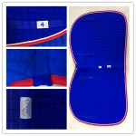 Custom Made High Quality Quilted GP Deep Blue Jumping Cotton Horse Saddle Pads