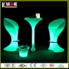 custom made plastic led bar stools design for commercial led furniture