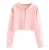 Import Custom made wholesale fashion hoodie jackette for women girl sweatshirt polyester short design from China
