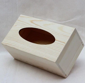 custom made wooden decorative tissue boxes