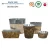 Import Custom Natural Birch Bark Covered metal Iron Pots For Plants With Plastic Liner from China