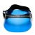 custom outdoor UV protective transparent plastic long pvc sun visor hat