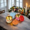 Custom Popular Flowers Tin Jar Luxury Holiday Candy Travel Package Premium Metal Cans for Gift Candy