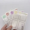 Custom Self Adhesive Clear Label Sheet Hot Foil Stamping Waterproof Stickers