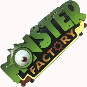 custom vacuum thermoforming plastic outdoor advertising 3d sign board