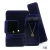 Import Custom Velvet Fabric Jewellery Packaging Necklace Bangle Bracelet Ring Set Jewelry Box from China