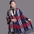 Import Custom Winter Poncho With Sleeves Khaki Viscose Cotton Long Plaid Pattern Scarf Wool Shawl from China