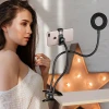 Customize hot sale portable phone selfie led desktop ring light