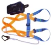 Customized 3 Point Adjusting Full Body Climbing Harness Safety Belt with lanyard