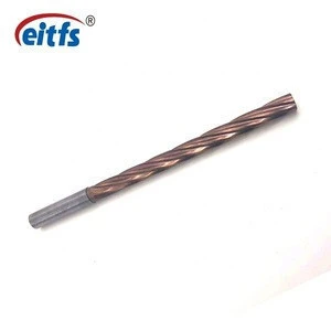 Customized Carbide 6 Flute Coolant Hole Spiral Hand Reamer For Metal
