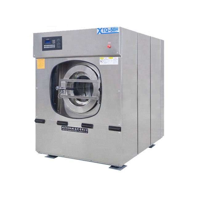 Customized large factory clothes washer and dryer laundry washing machine 100kg