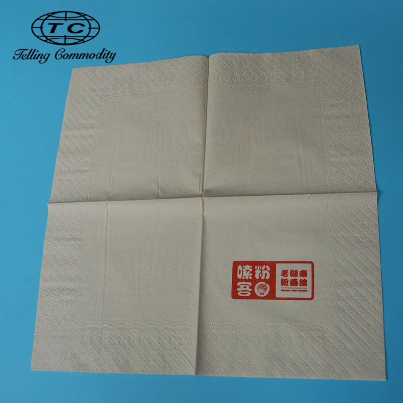 Customized logo paper towel napkin tissue paper cocktail napkin