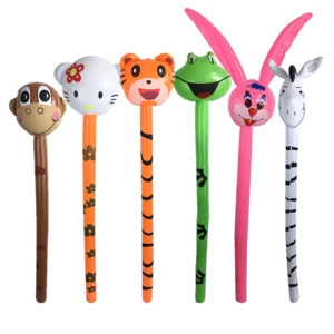 Customized Promotional Advertising Children Animal Toy Inflatable Horse Stick