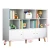 Import Customized wooden bookcase oak furniture wood computer desk with bookshelf used library bookcases from China