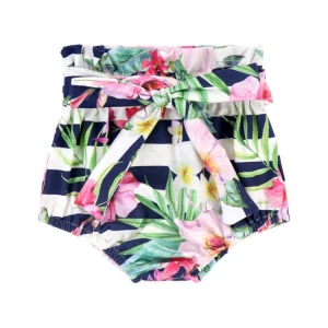 Cute Infant Shorts Printed Flowers Baby Girl Clothes Toddler Baby Pants