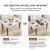 Import CZG04 Nordic Solid Luxuary Wooden Dinning Table And Chair Set Adjustable Modern Simply Home Tempered Glass Dining Table from China