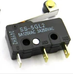 D2VW-5L2-1M 5L2A Waterproof travel limit micro switch with cable 5A