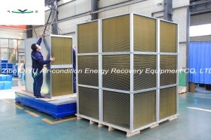 data center heat recovery exchanger evaporative condenser unit