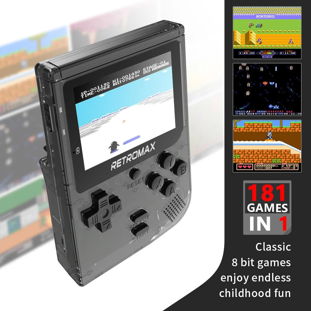 Data Frog Retro Game Console 32 Bit Portable Mini Handheld Game Players Built-in 940 For GBA Classic Video Gaming Joystick
