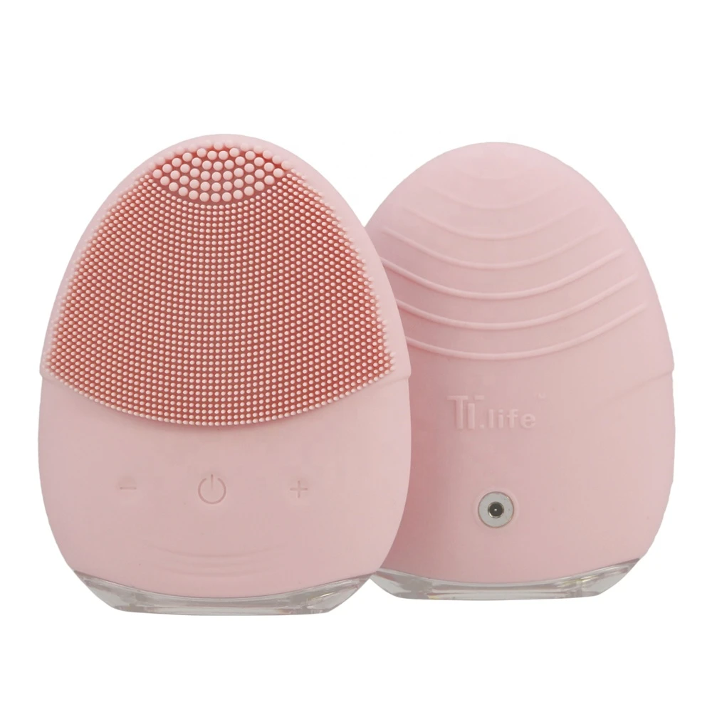 Deeply clean Mini portable face brush silicone electric facial cleansing brush