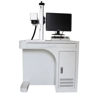 Desktop 20W/30W  fiber laser marking machine to mark metal with high precision