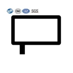 Detone Customized size foil overlay frame linux flat pc  capacitive pcap touch screen panel