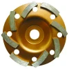 Diamond grinding cup wheel for masonry materials